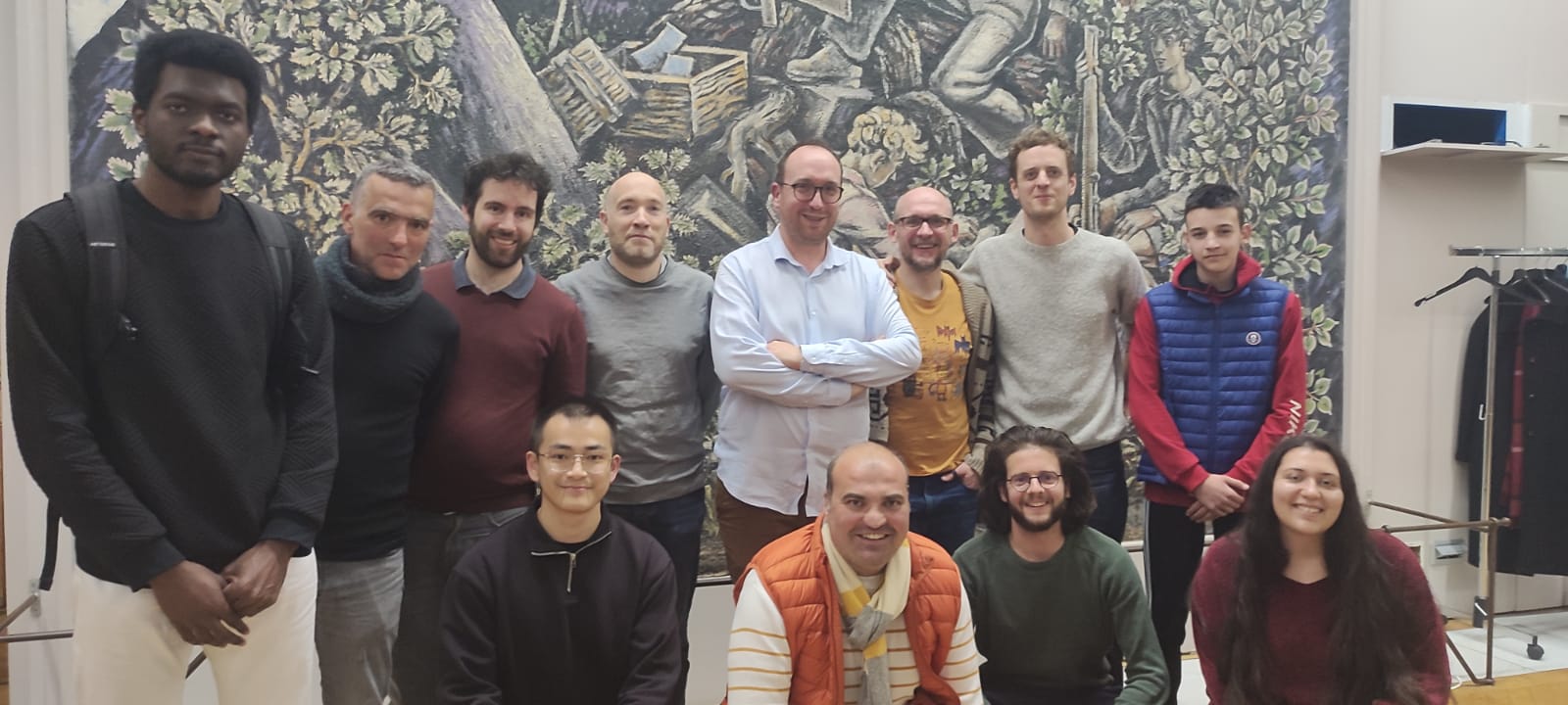 Photo de groupe des membres de L'Échiquier Dionysien