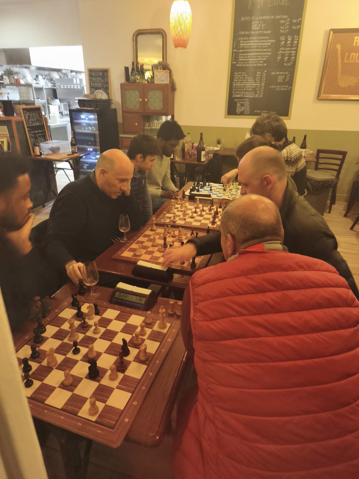 Partie d'échecs en duo